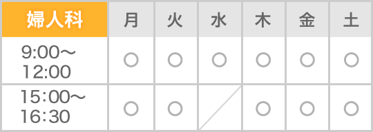 診療カレンダー